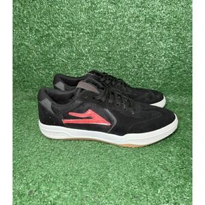 Lakai Shoes Mens Size 7 Atlantic Black/Gum Canvas Skate Punk Grunge Streetwear